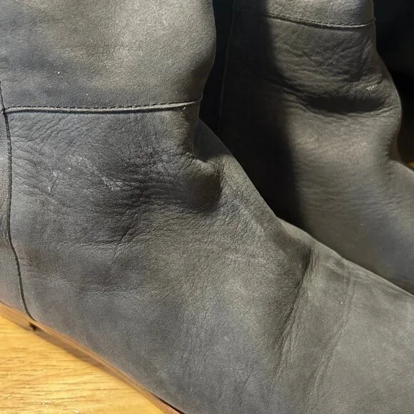 Womens Candela NYC Black Suede Studded Accents Over-the Knee Boots 8 - Picture 14 of 16